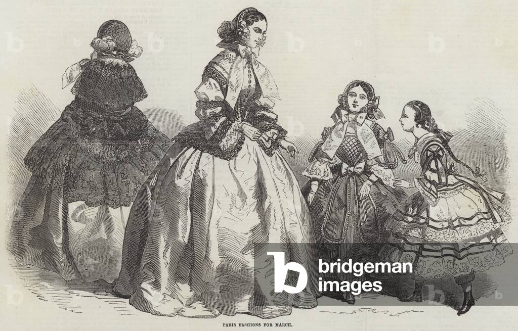 Paris Fashions for March (engraving)