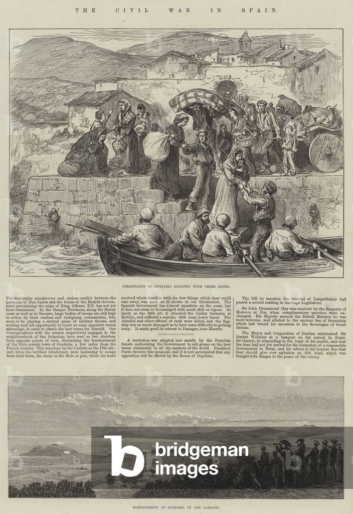 The Civil War in Spain (engraving)