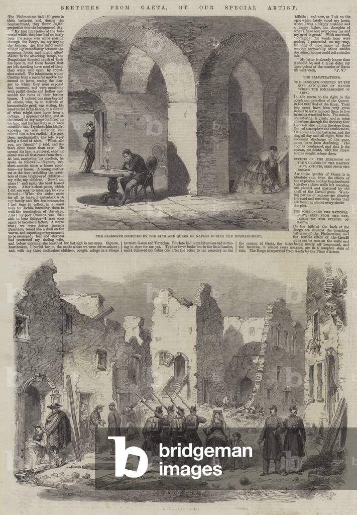 Sketches from Gaeta (engraving)