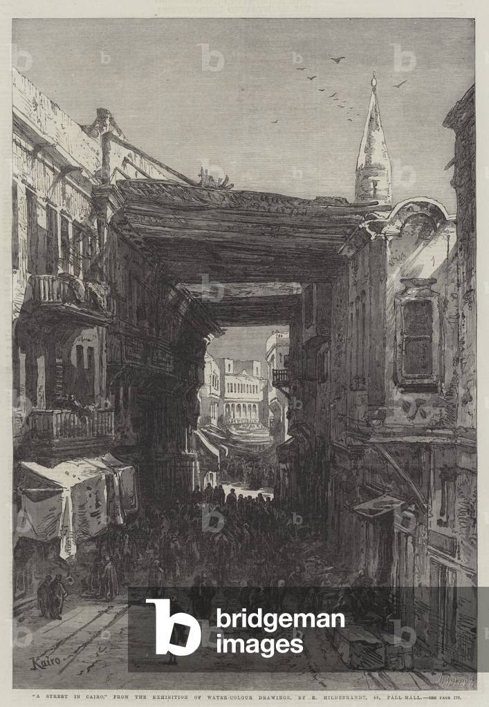 A Street in Cairo (engraving)