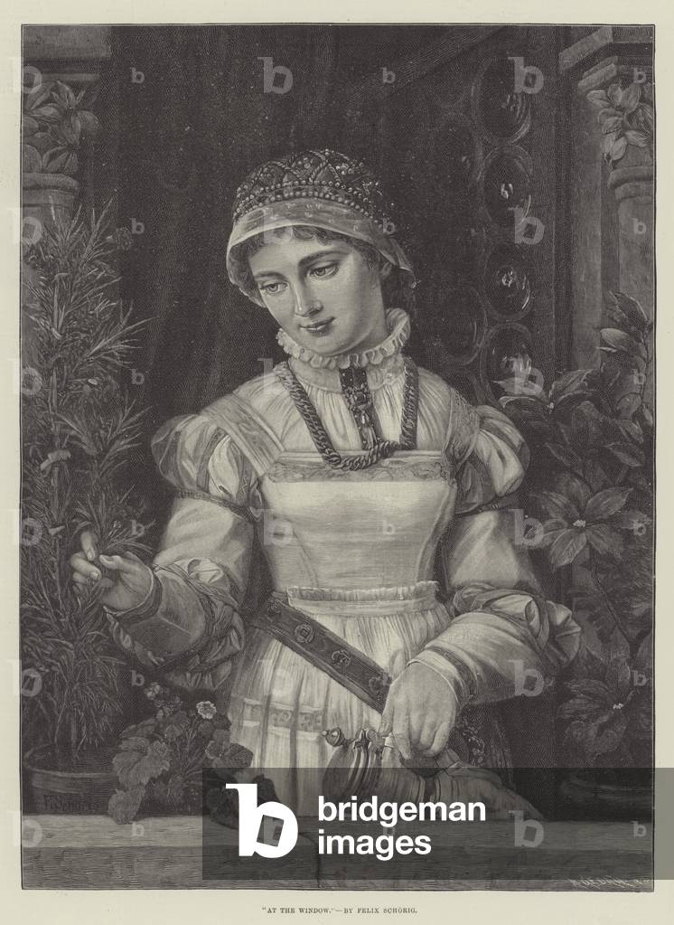 At the Window (engraving)