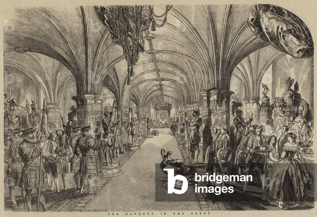 The Banquet in the Crypt (engraving)