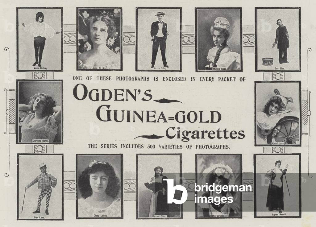 Advertisement, Ogden's Guinea Gold Cigarettes (engraving)