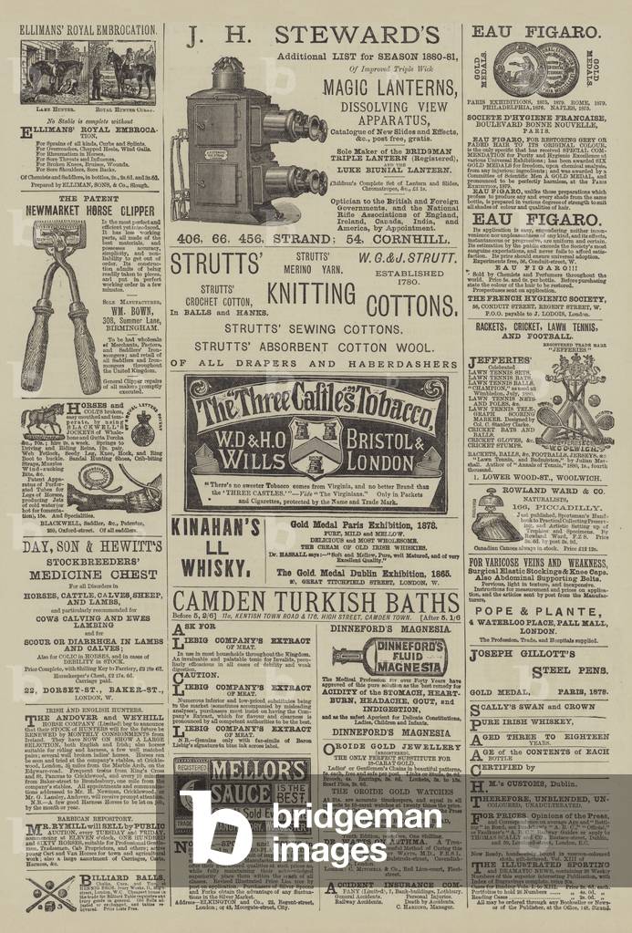 Page of Advertisements (engraving)