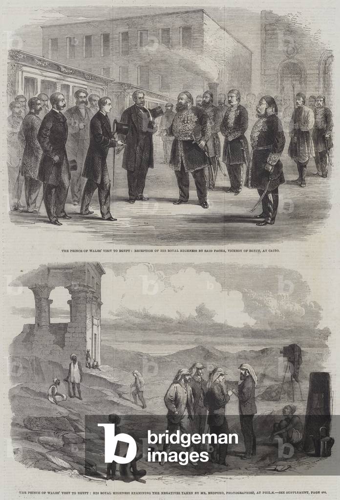 The Prince of Wales' Visit to Egypt (engraving)