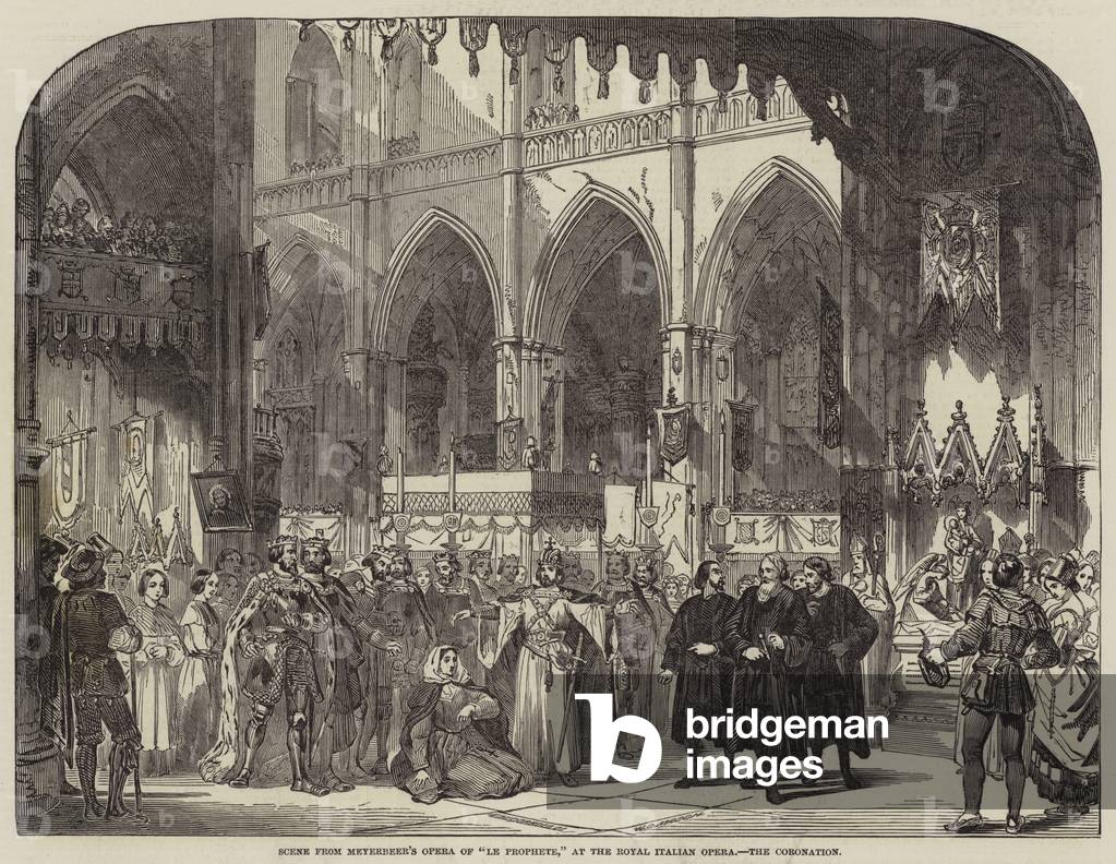 Scene from Meyerbeer's Opera of 