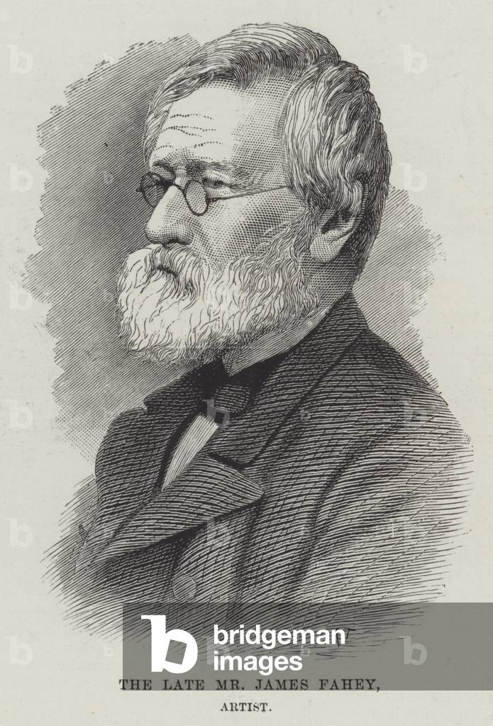 The late Mr James Fahey, Artist (engraving)