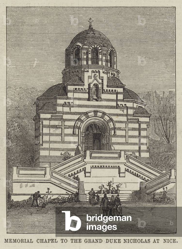 Memorial Chapel to the Grand Duke Nicholas at Nice (engraving)