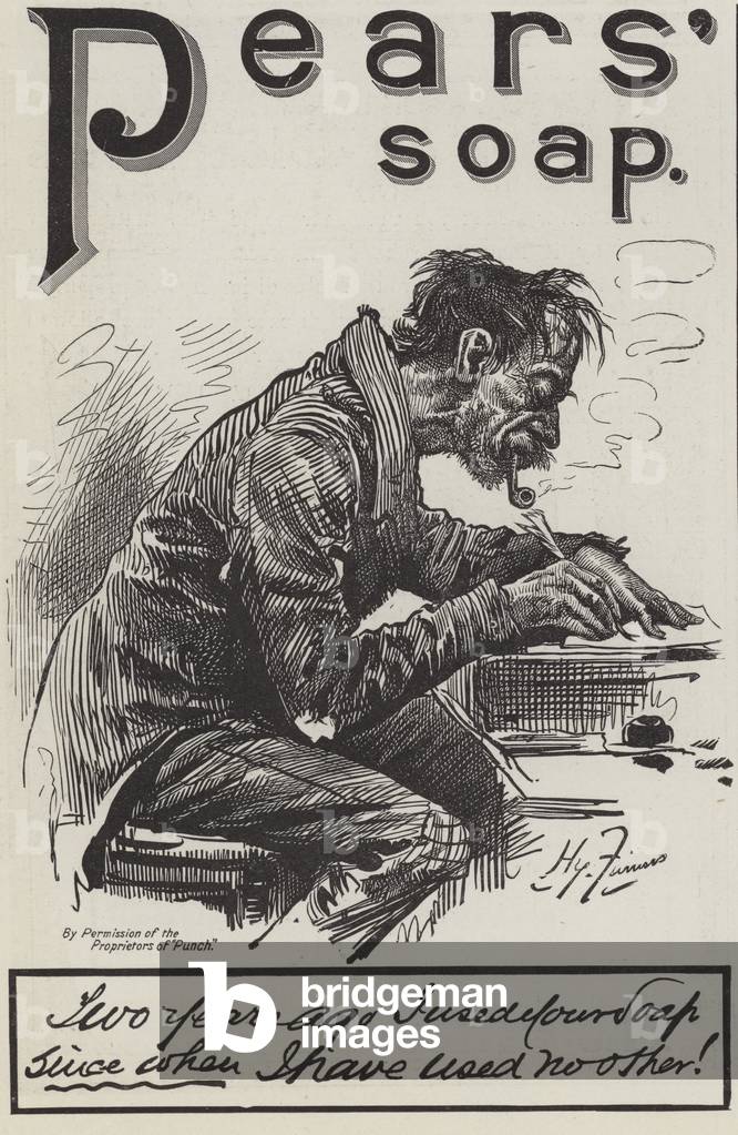 Advertisement for Pears' Soap (engraving)