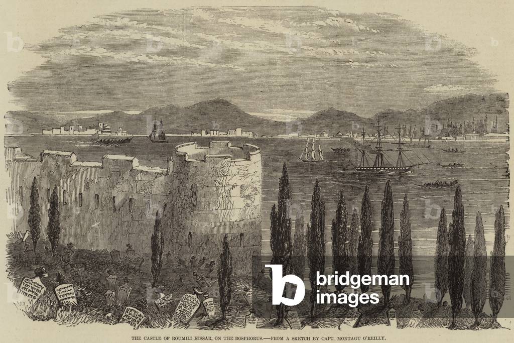 The Castle of Roumili Hissar, on the Bosphorus (engraving)