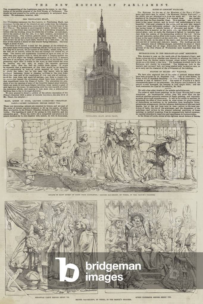 The New Houses of Parliament (engraving)
