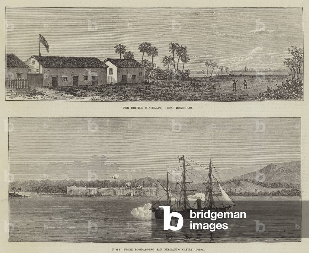 The Bombardment of Omoa (engraving)