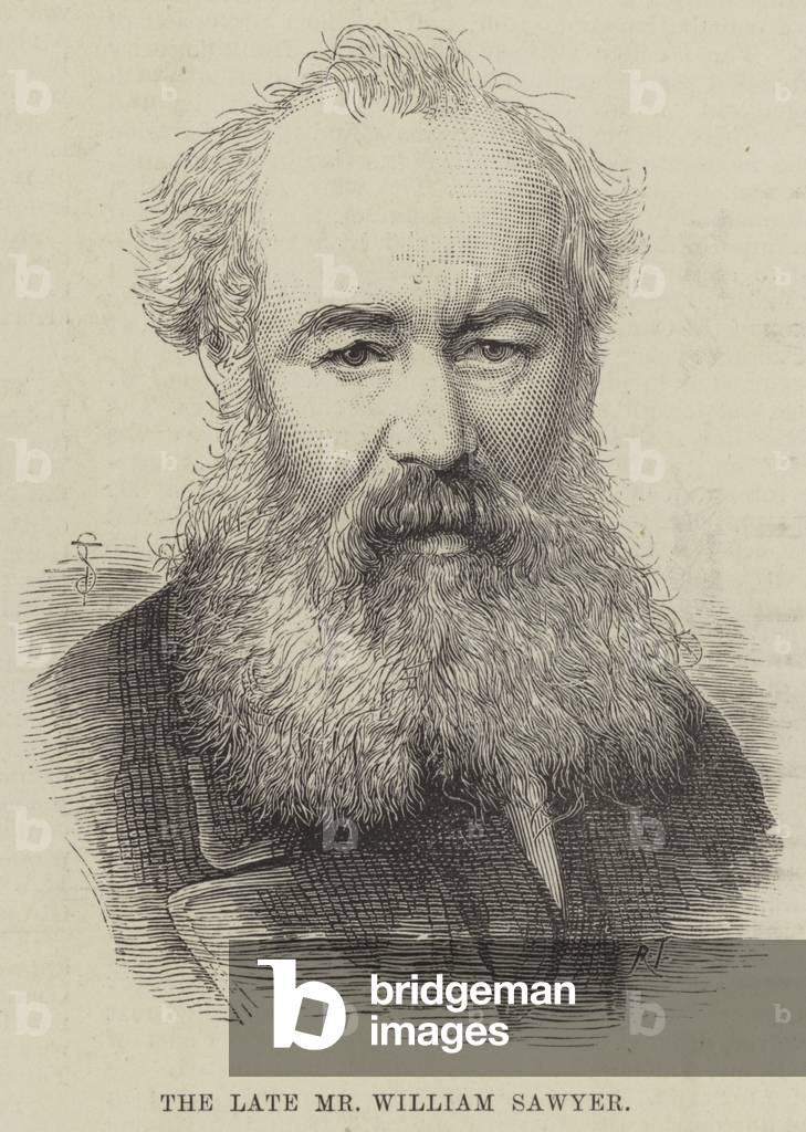 The late Mr William Sawyer (engraving)