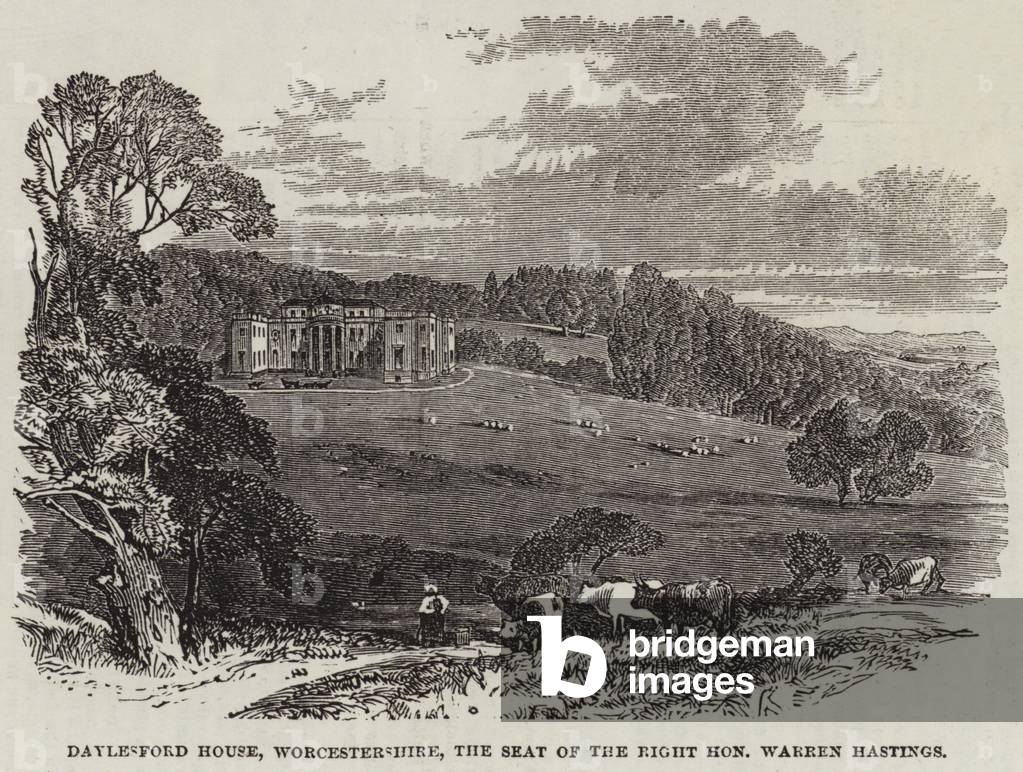 Daylesford House, Worcestershire, the Seat of the Right Honourable Warren Hastings (engraving)