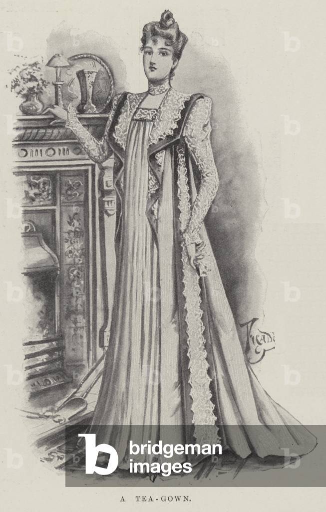 A Tea-Gown (litho)
