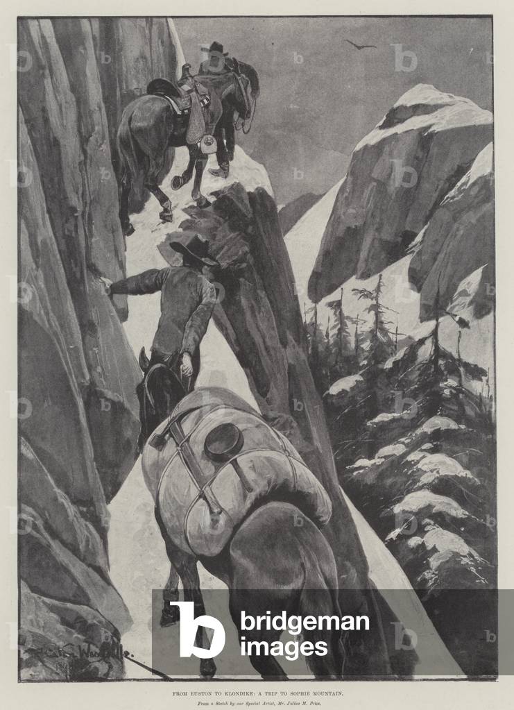From Euston to Klondike, a Trip to Sophie Mountain (engraving)