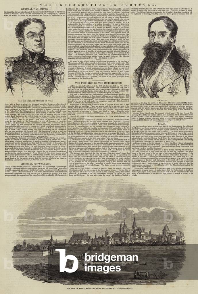 The Insurrection in Portugal (engraving)