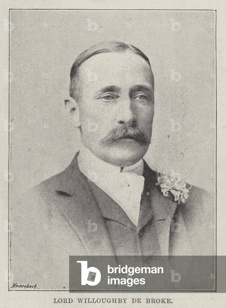 Lord Willoughby de Broke (b/w photo)