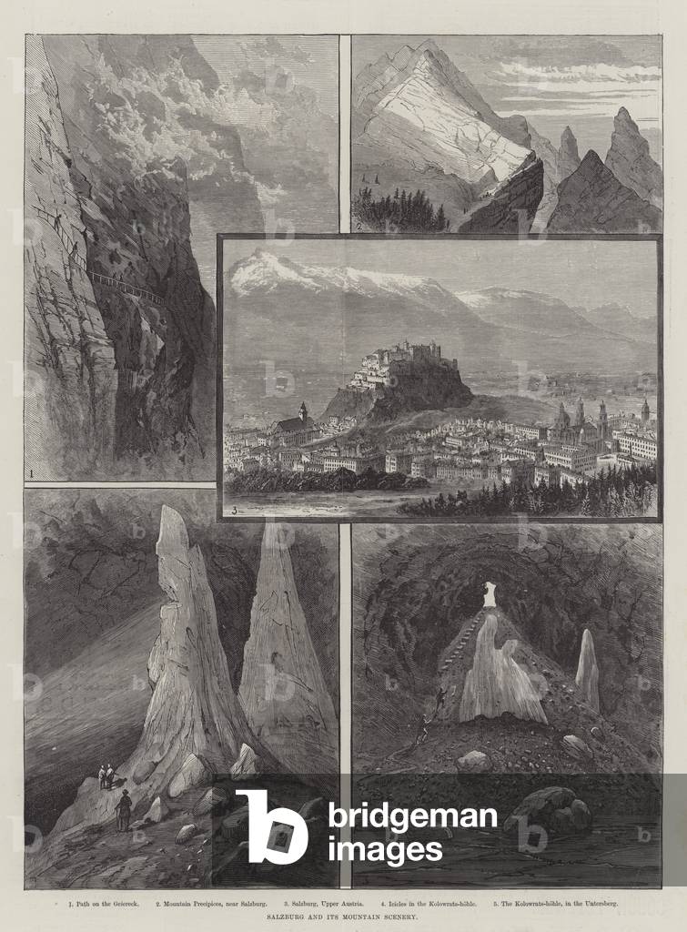 Salzburg and its Mountain Scenery (engraving)