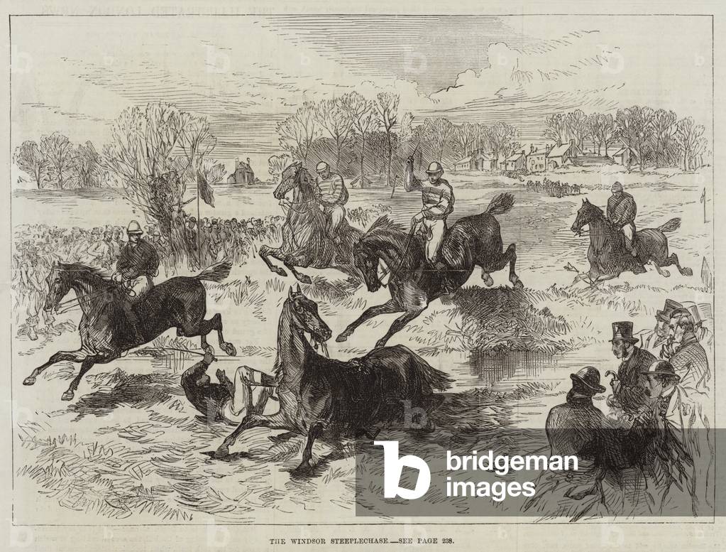The Windsor Steeplechase (engraving)