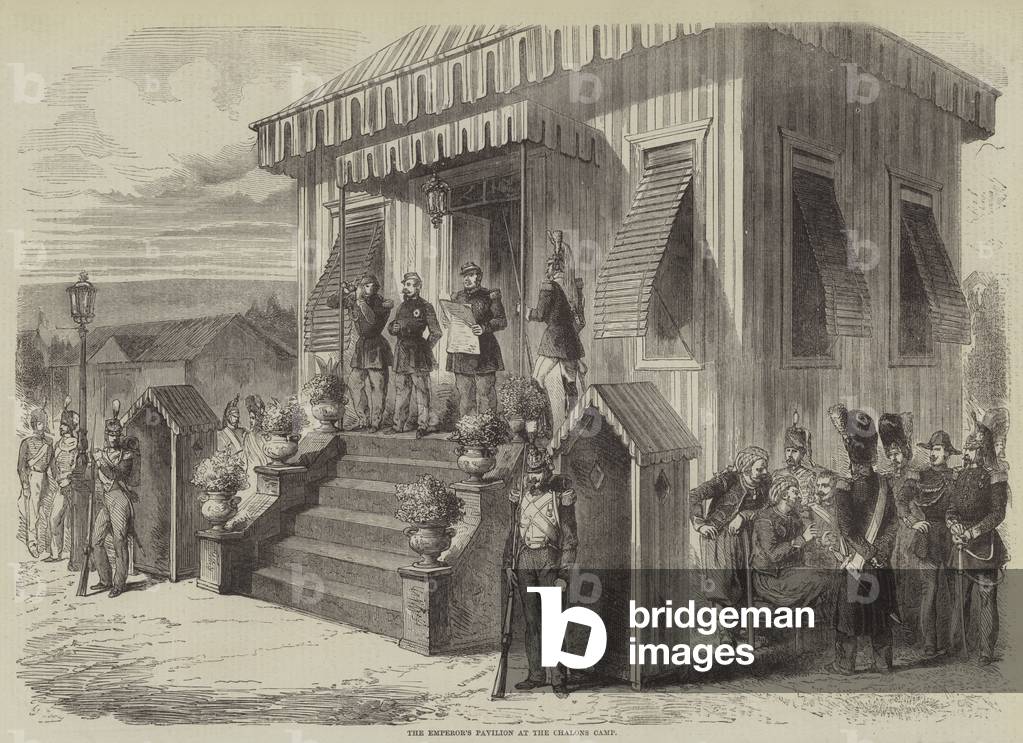 The Emperor's Pavilion at the Chalons Camp (engraving)