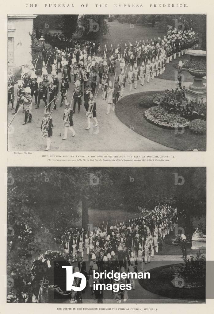 The Funeral of the Empress Frederick (engraving)