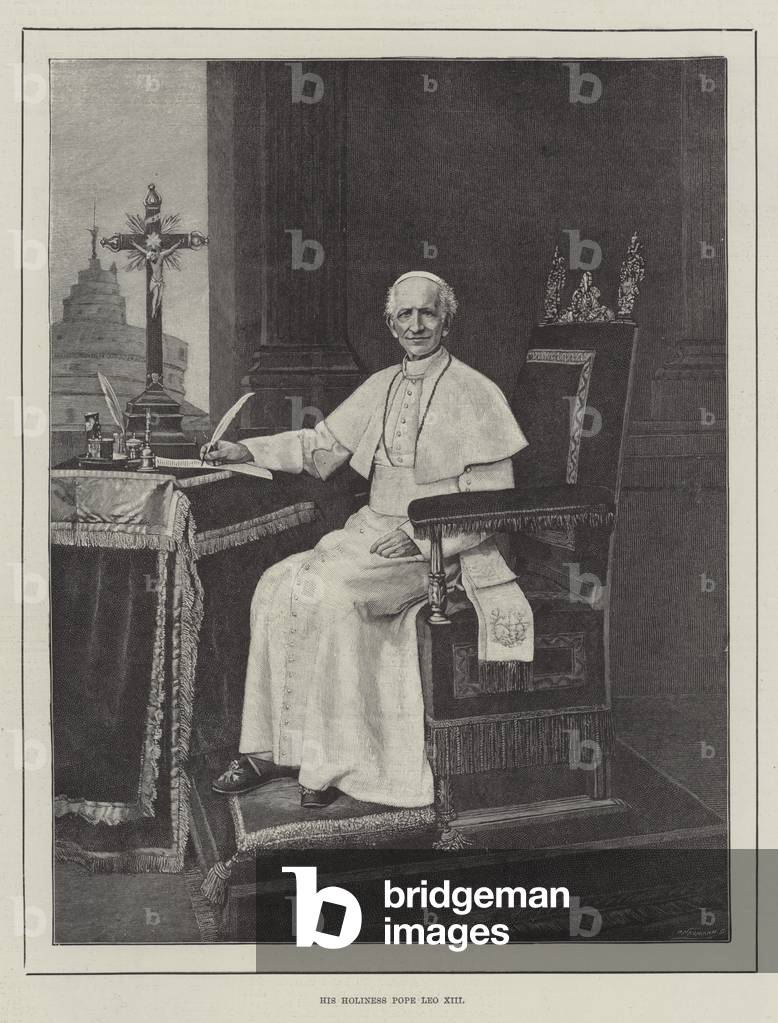 His Holiness Pope Leo XIII (engraving)