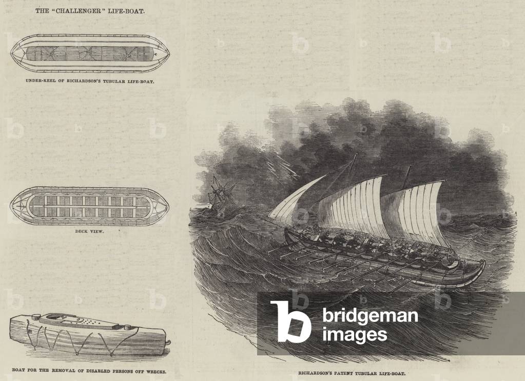 The Challenger Lifeboat (engraving)