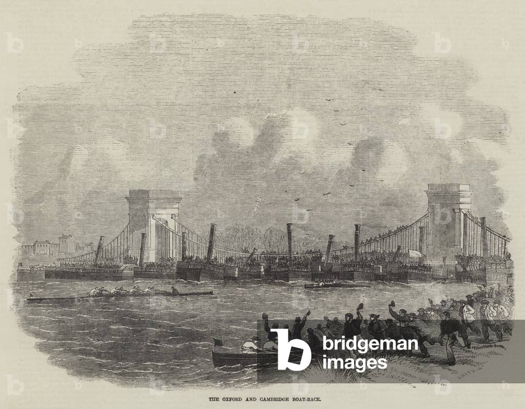 The Oxford and Cambridge Boat-Race (engraving)