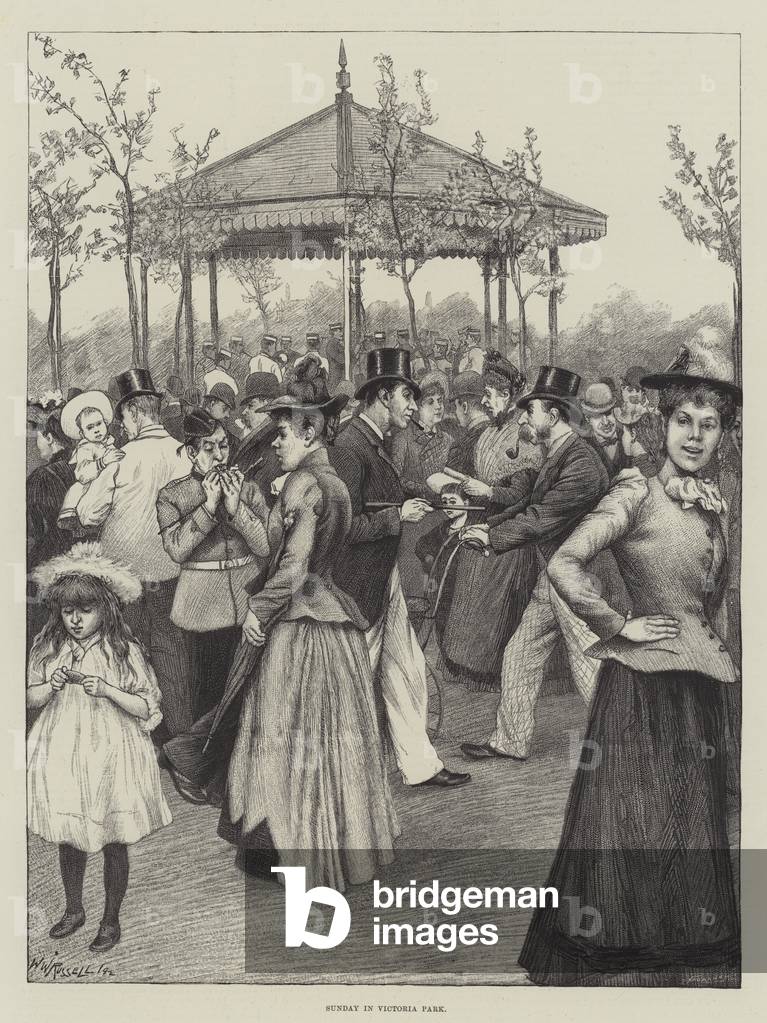 Sunday in Victoria Park (litho)