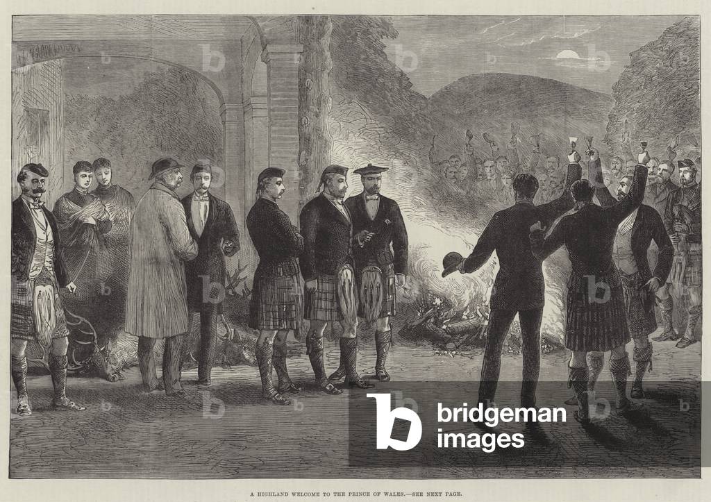 A Highland Welcome to the Prince of Wales (engraving)