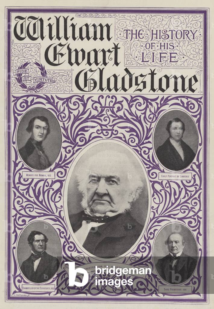 The Life of Gladstone (litho)