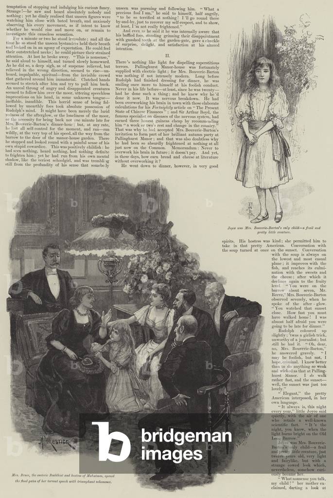 Pallinghurst Barrow, by Grant Allen (litho)