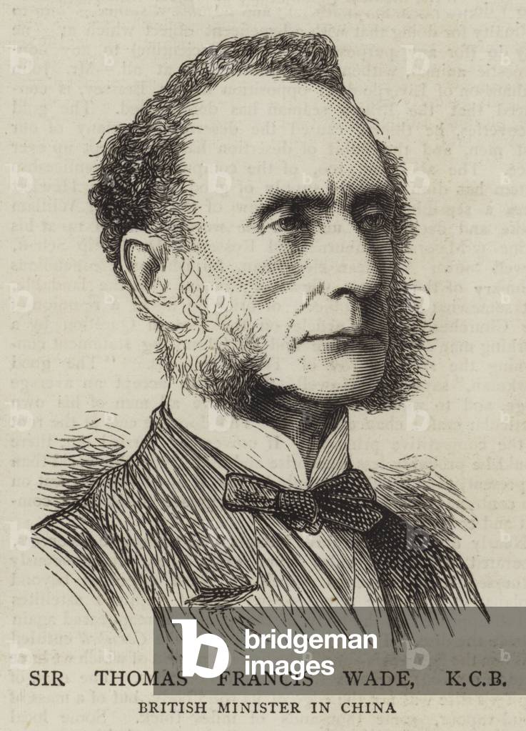 Sir Thomas Francis Wade, KCB (engraving)
