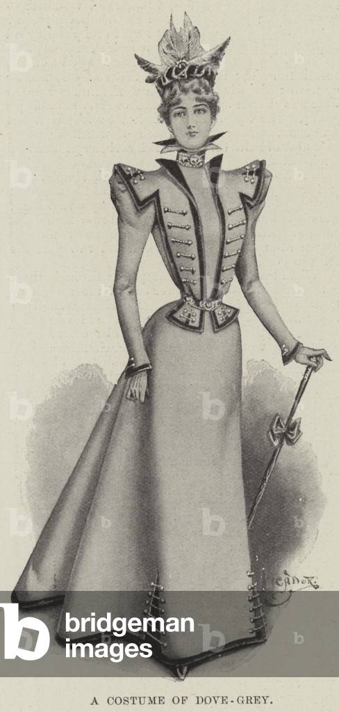 A Costume of Dove-Grey (litho)