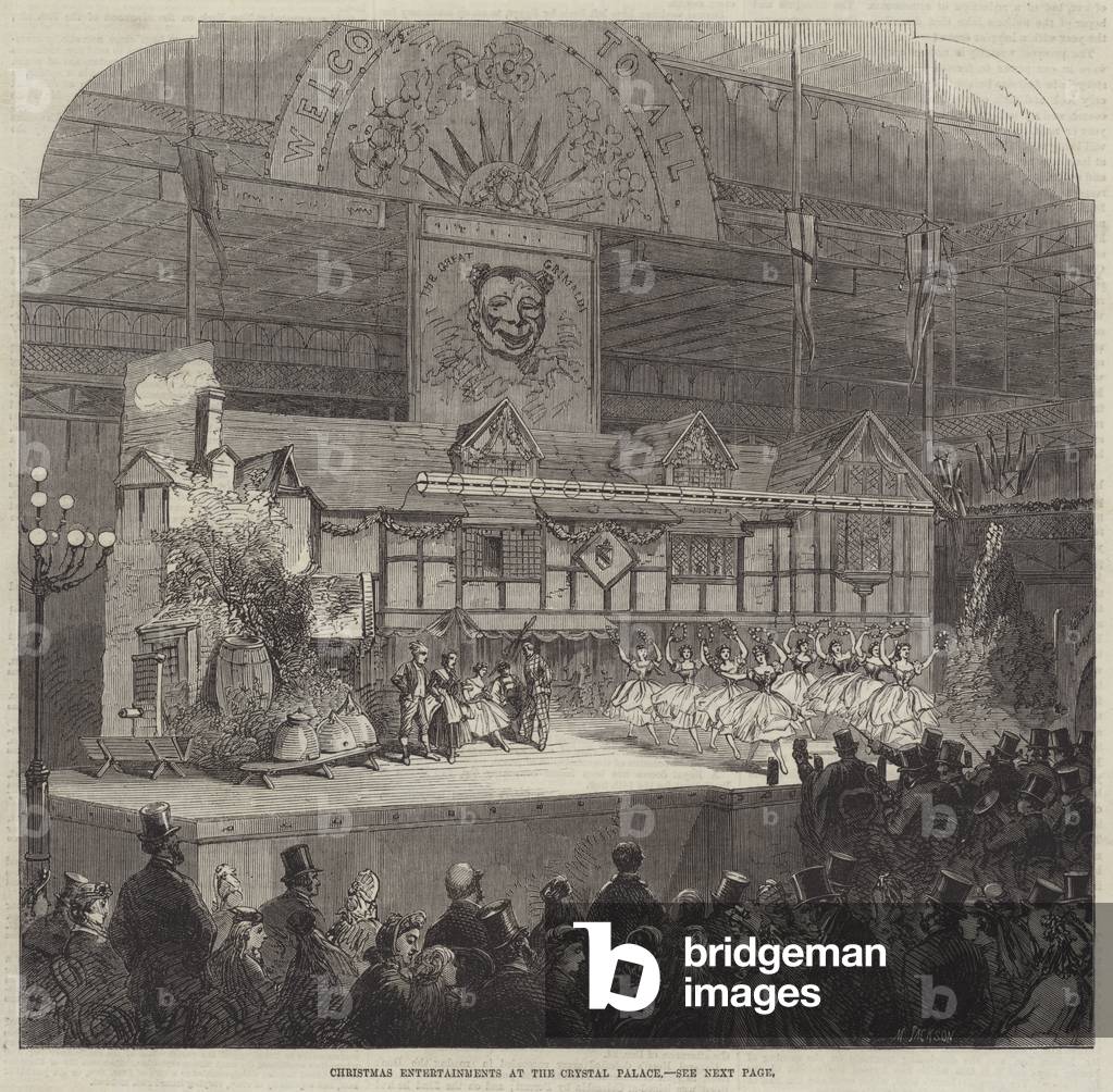 Christmas Entertainments at the Crystal Palace (engraving)