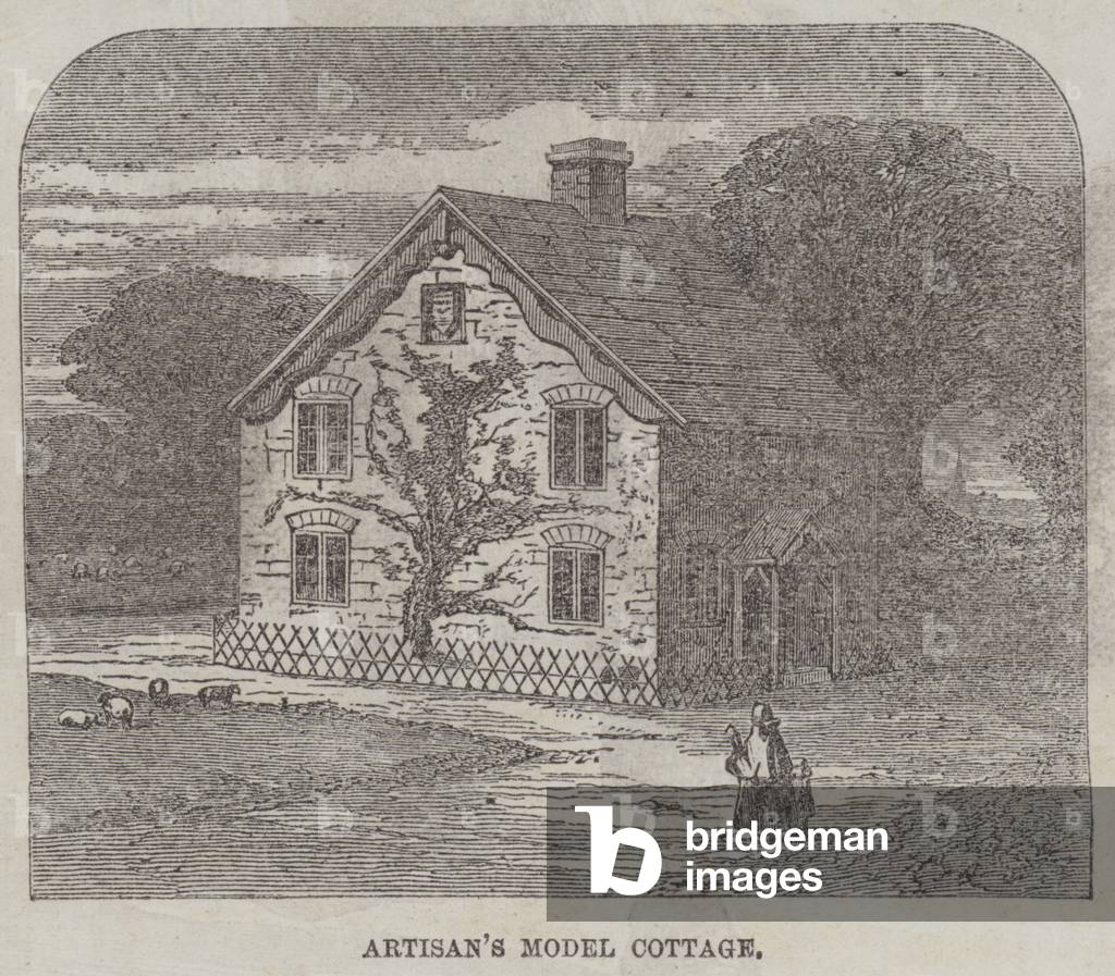 The Artisans' Suburban Cottage Movement (engraving)