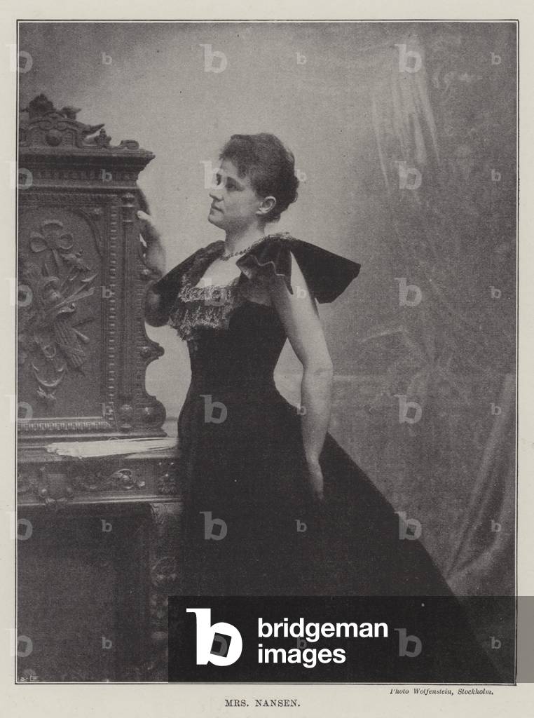 Mrs Nansen (b/w photo)