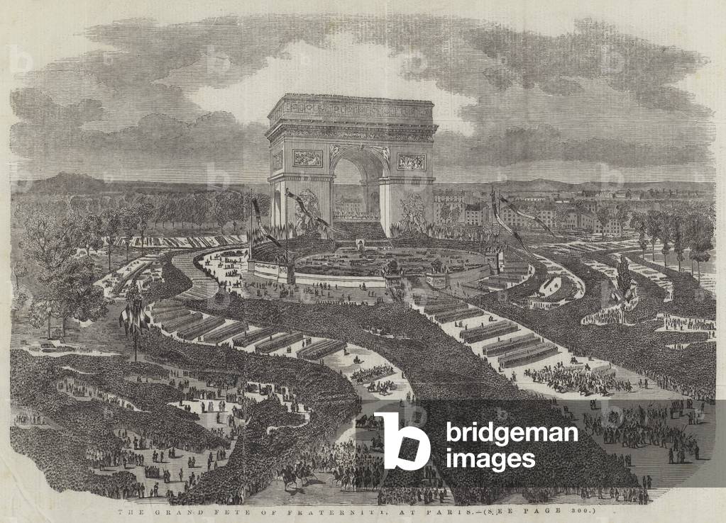 The Grand Fete of Fraternity, at Paris (engraving)