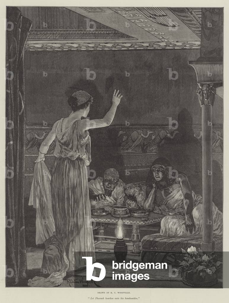 Cleopatra, by H Rider Haggard (engraving)
