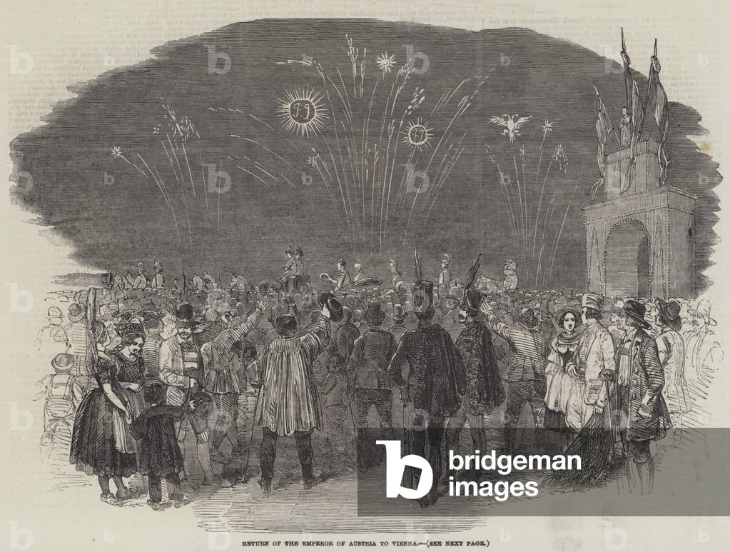 Return of the Emperor of Austria to Vienna (engraving)