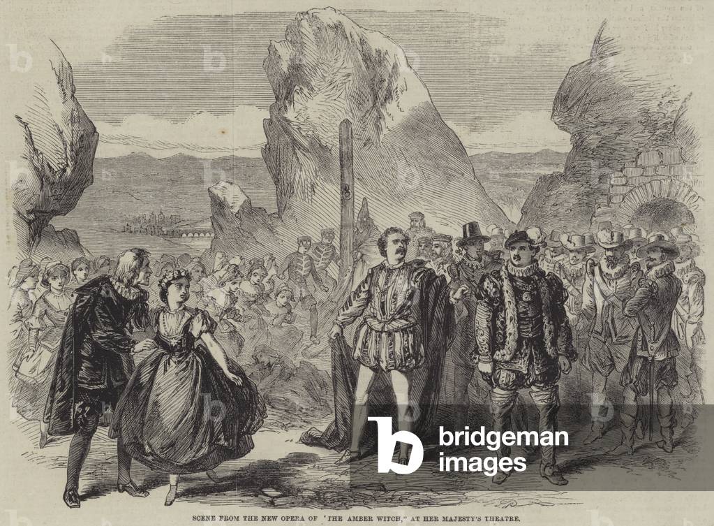 Scene from the New Opera of 