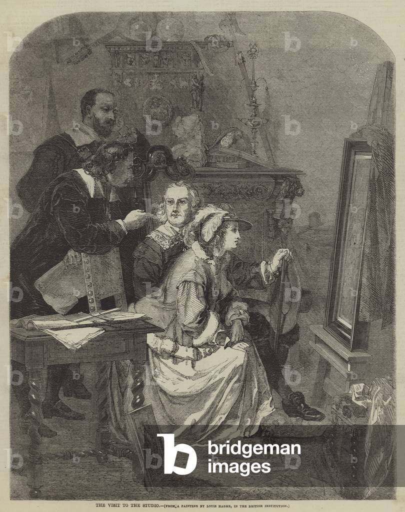 The Visit to the Studio (engraving)