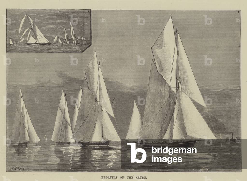 Regattas on the Clyde (engraving)