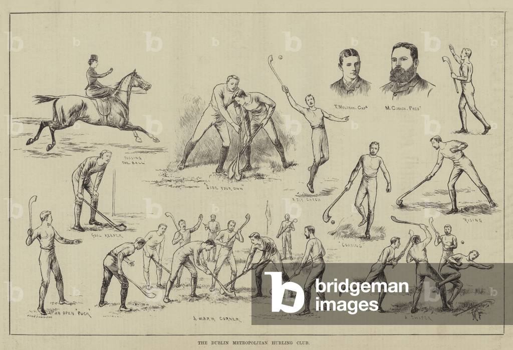 The Dublin Metropolitan Hurling Club (engraving)