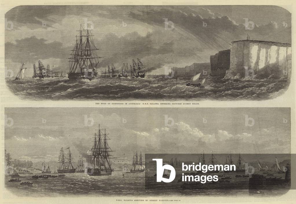 The Duke of Edinburgh in Australia (engraving)