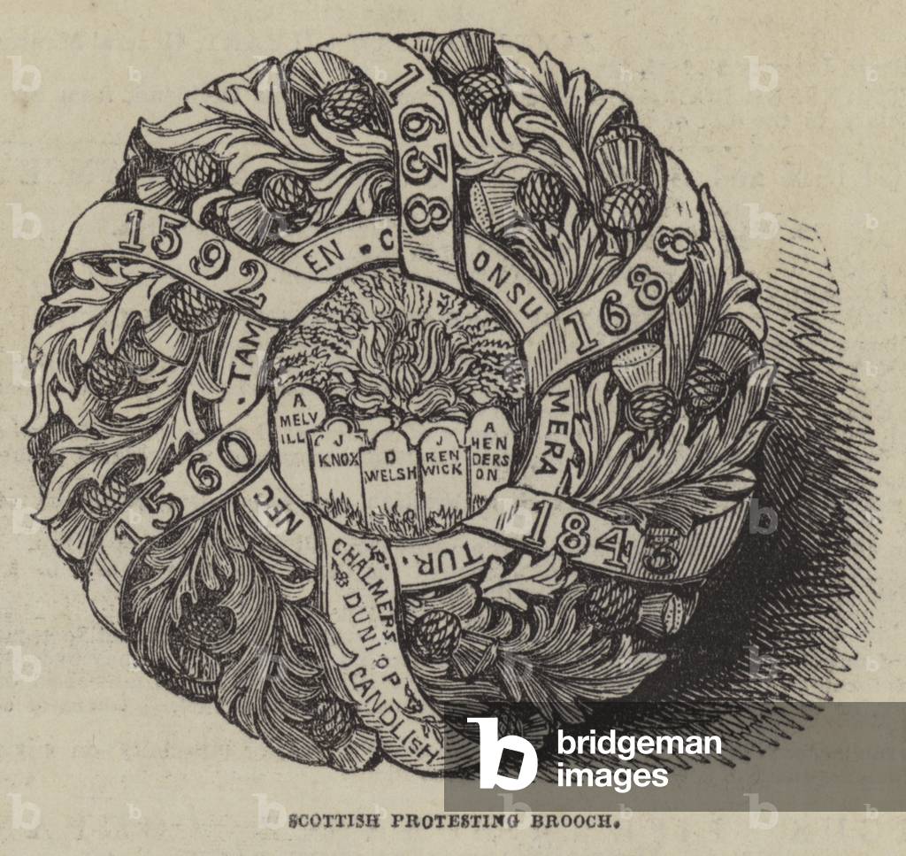Scottish Protesting Brooch (engraving)