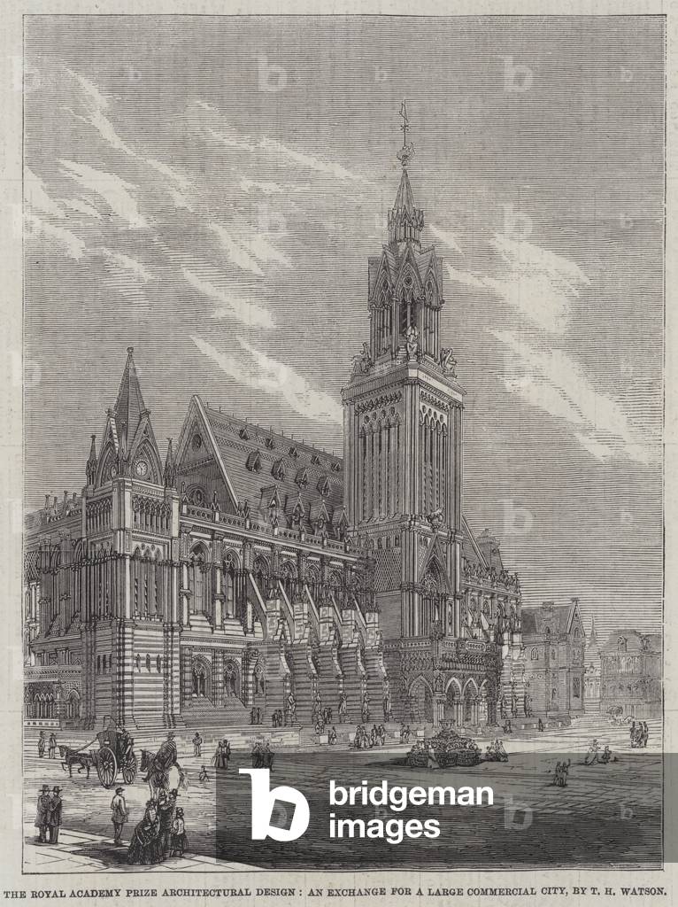An Exchange for a Large Commercial City (engraving)