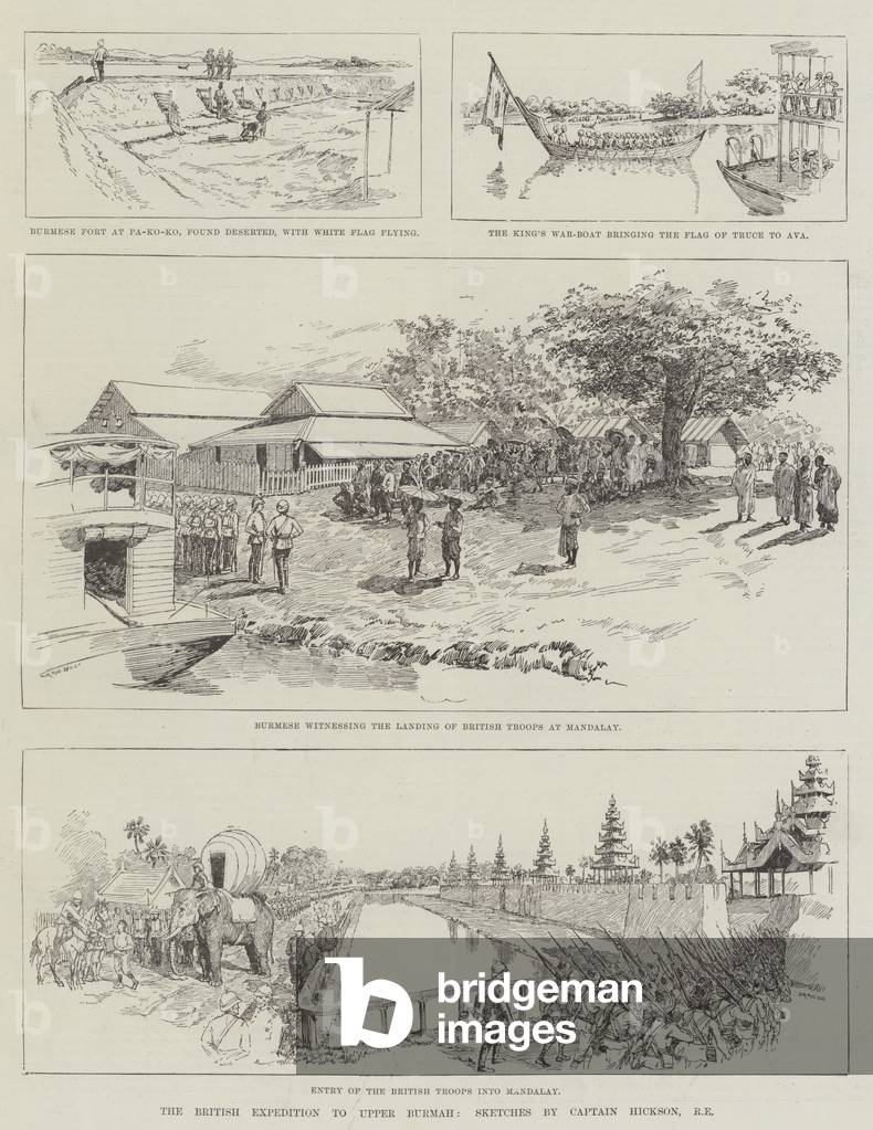 The British Expedition to Upper Burmah (engraving)