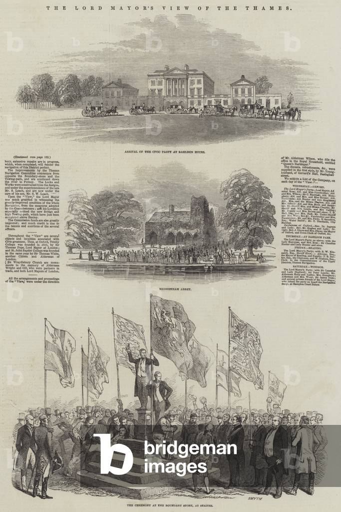 The Lord Mayor's View of the Thames (engraving)